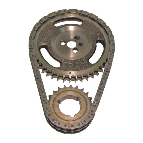 Timing Chain Set - Premium Race True Roller - Double Roller - 3 Keyway Adjustable - Iron / Steel - Factory Roller - Small Block Chevy - Kit Timing Chain Set - Premium Race True Roller - Double Roller - 3 Keyway Adjustable - Iron / Steel - Factory Roller - Small Block Chevy - Kit