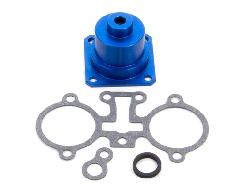 Fuel Pressure Regulator - 10 to 20 psi - Stock Location - Stock Inlet - Stock Outlet - Aluminum - Blue Anodized - Gas - GM 1987-95 - Each