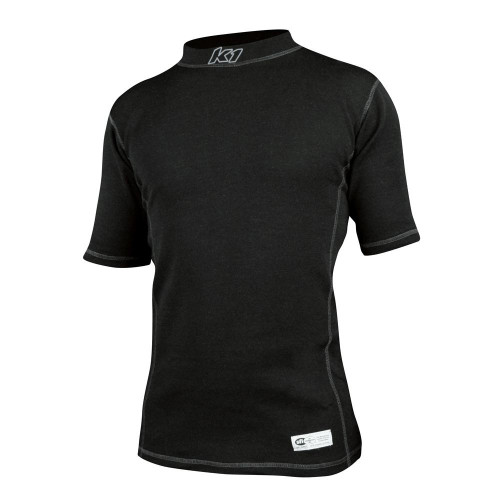 Underwear Top - Precision - Short Sleeve - High Collar - Nomex - Black - 4X-Small - Each