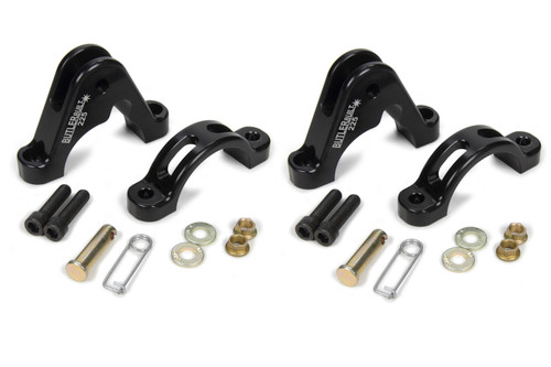 Axle Clamp - Aluminum - Black Anodized - 2-1/4 in Butler Built Axle Tether - Pair Axle Clamp - Aluminum - Black Anodized - 2-1/4 in Butler Built Axle Tether - Pair