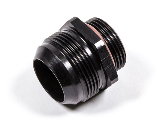 Fitting - Adapter - Straight - 16 AN Male O-Ring to 20 AN Male - Aluminum - Black Anodized - Each