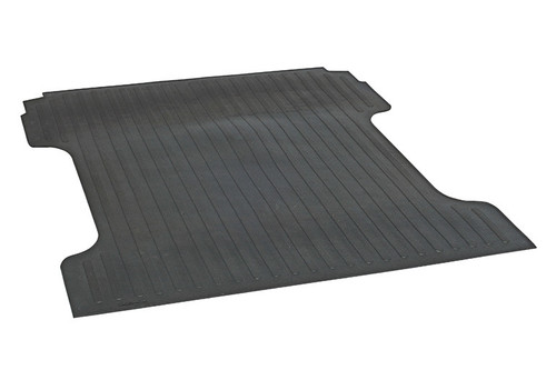 Bed Mat - Rubber - Black - 5 ft Bed - GM Compact Truck 2004-12 - Each