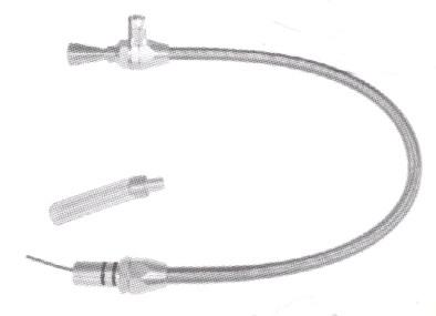 Transmission Dipstick - Firewall Mount - Flexible - Braided Stainless / Aluminum - Natural - Powerglide - Each