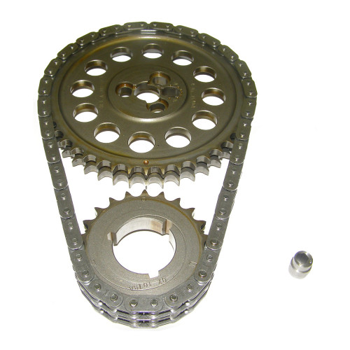 Timing Chain Set - Hex-A-Just True Roller - Double Roller - Adjustable - Steel - Factory Roller - Small Block Chevy - Kit