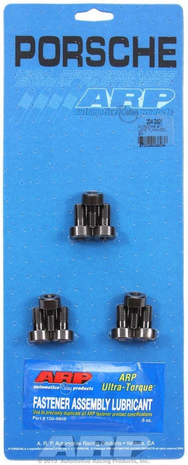 Flywheel Bolt Kit - Pro Series - 10 mm x 1.25 Thread - 0.770 in Long - Tri-Square - Chromoly - Black Oxide - Porsche 4-Cylinder / 6-Cylinder - Set of 9