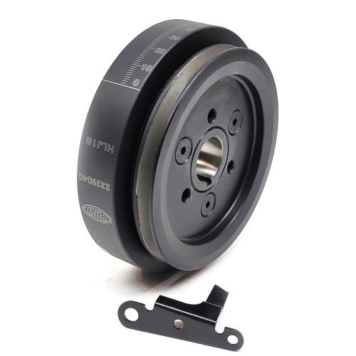 Harmonic Balancer - High Performance Sportsman - 7.500 in OD - Steel - Black Paint - Internal Balance - Big Block Ford - Each