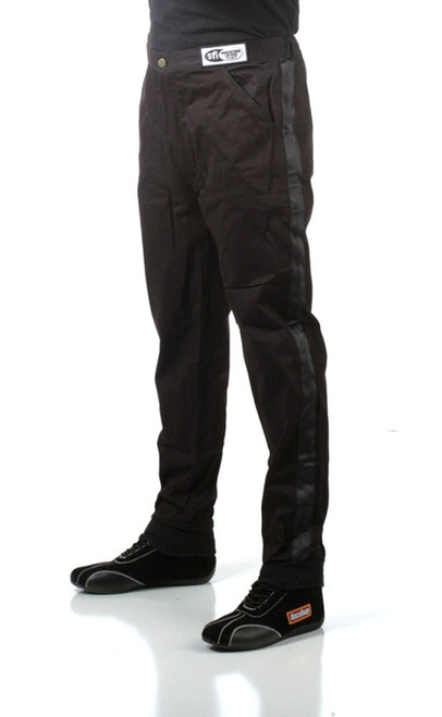 Driving Pants - 110 Series - SFI 3.2A/1 - Single Layer - Fire Retardant Cotton - Black - X-Large - Each