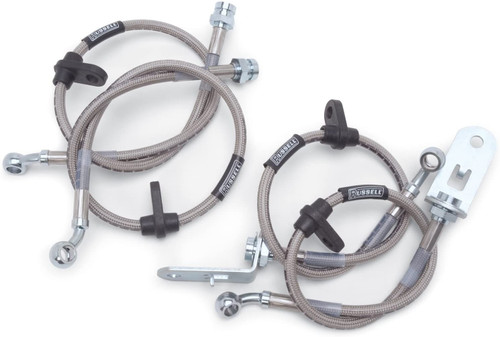 Brake Hose Kit - Street Legal - DOT Approved - Braided Stainless - 4 in to 6 in Lift - Dodge Ram Fullsize Truck 1994-99 - Kit