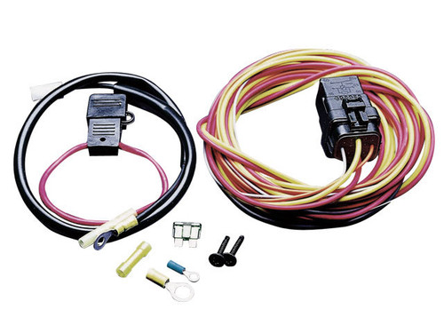 Fan Wiring Harness - Relay - 12V - 30 / 40 amps Relay - Terminals / Fuses - Spal amps Connection Fans - Kit Fan Wiring Harness - Relay - 12V - 30 / 40 amps Relay - Terminals / Fuses - Spal amps Connection Fans - Kit