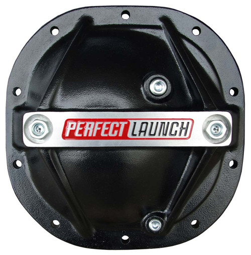 Differential Cover - Perfect Launch - Hardware Included - Aluminum - Black Paint - Ford 8.8 in - Each