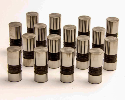 Lifter - Hydraulic Flat Tappet - 0.842 in OD - Chevy V8 - Set of 16