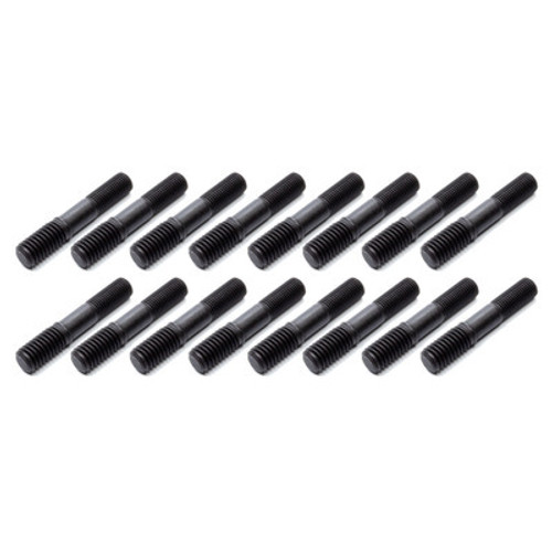 Rocker Arm Stud - 7/16-14 in Base Thread - 3/8-24 in Top Thread - 1.870 in Effective Stud Length - Steel - Universal - Set of 100