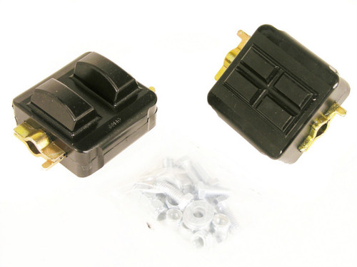 Motor Mount Insert - Polyurethane - Black - GM LS-Series - GM F-Body 1998-2002 - Kit Motor Mount Insert - Polyurethane - Black - GM LS-Series - GM F-Body 1998-2002 - Kit