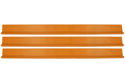 Rocker Panel - 78 in Long - Plastic - Orange - Set of 3