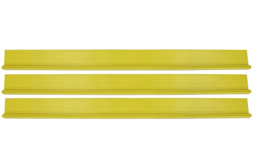 Rocker Panel - 78 in Long - Plastic - Yellow - Set of 3