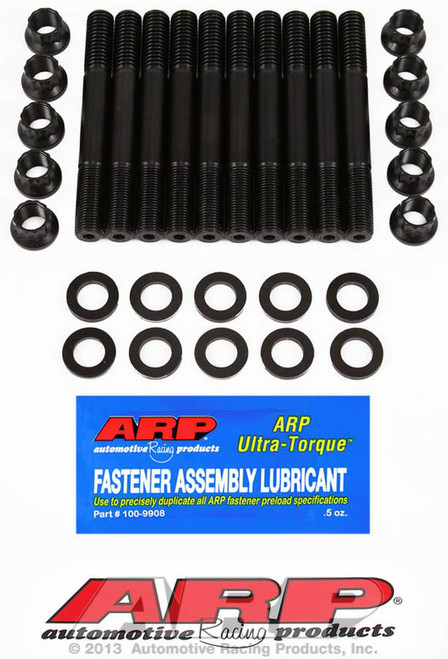 Main Stud Kit - 12 Point Nuts - 2-Bolt Mains - Chromoly - Black Oxide - Small Block Mopar / B / RB-Series - Kit