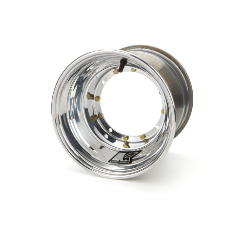 Wheel - Direct Mount - 10 x 8 in - 3.000 in Backspace - Aluminum - Polished - Micro / Mini - Each