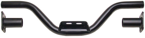 Transmission Crossmember - Bolt-On - 6 in Drop - 26 in to 36 in Frame Rail Width - Steel - Black Paint - Each
