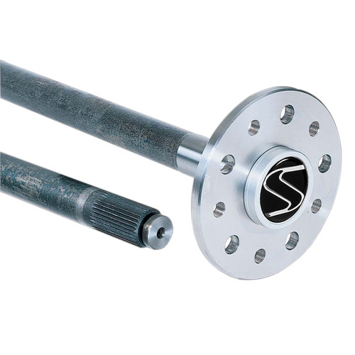 Axle Shaft - 30.06 in Long - 30 Spline Carrier - 5 x 4.75 in Bolt Pattern - C-Clip - Steel - Natural - GM 10-Bolt - GM F-Body 1970-72 - Pair