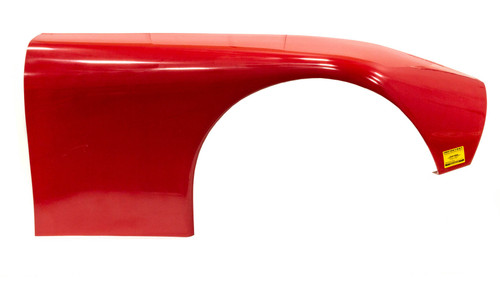 Fender - Passenger Side - ABC - 10 in Wide Tires - Fiberglass - Red - Each