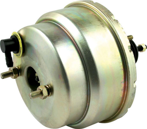 Power Brake Booster - 8 in OD - Dual Diaphragm - Steel - Cadmium - Universal - Each Power Brake Booster - 8 in OD - Dual Diaphragm - Steel - Cadmium - Universal - Each