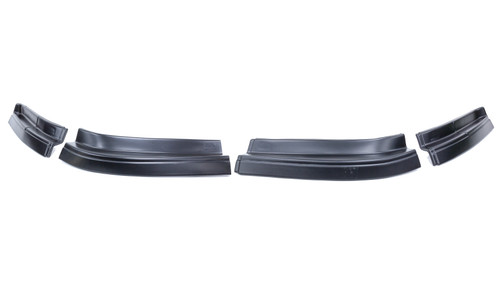 Air Valance - MD3 Evolution - 4 Piece - Plastic - Black - Dirt Late Model - Kit