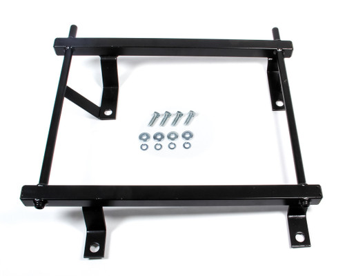 Seat Adapter Bracket - Passenger Side Mount - Steel - Black Powder Coat - Mopar B-Body 1967-78 - Each