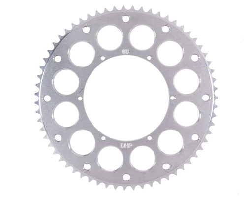 Axle Sprocket - 63 Tooth - 6.43 in Bolt Pattern - Aluminum - Natural - Micro Sprint - Each