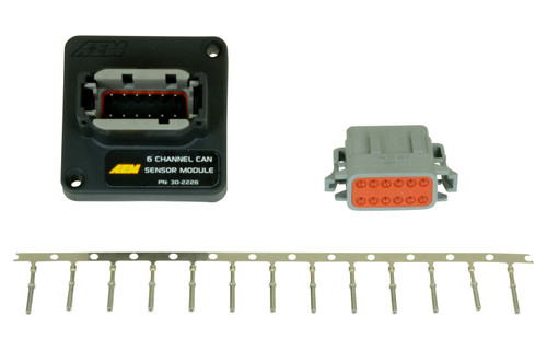 CAN Sensor Module - 6 Channel - Fuel / Pressure / Tachometer / Temperature - AEM CD Digital Dash - Kit