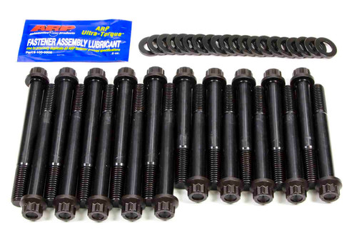 Cylinder Head Bolt Kit - Pro Series - 12 Point Head - Chromoly - Black Oxide - Big Block Ford - Kit