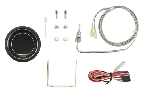 EGT Gauge - EVO - Electric - Digital - 400-2400 Degree F - 2-1/16 in - Black Face - Blue / Red LED - Each