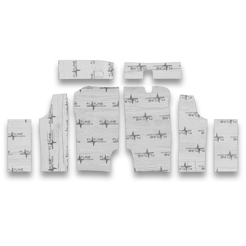 Heat and Sound Barrier - Pre-Cut - Trunk - Aluminum / Foam - Silver / Black - Ford Mustang 1971-73 - Kit Heat and Sound Barrier - Pre-Cut - Trunk - Aluminum / Foam - Silver / Black - Ford Mustang 1971-73 - Kit