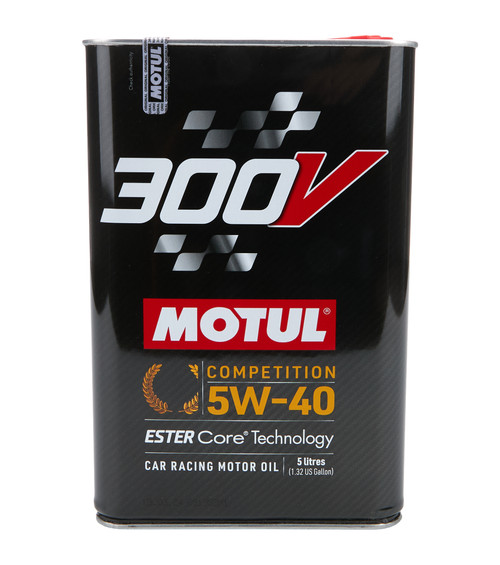 Motor Oil - 300V Competition - 5W40 - Synthetic - 5 L Bottle - Each
