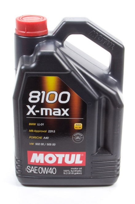 Motor Oil - 8100 X-Max - 0W40 - Synthetic - 5 L Jug - Each