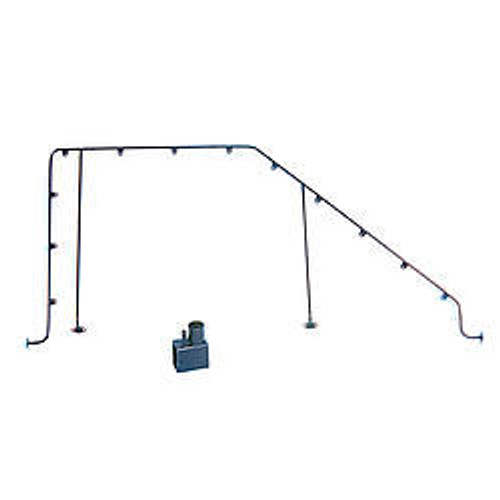 Door Window Frame - 22 ft 5/16 in Tubing - Mounting Tabs - Hardware Included - Bending Fixture - 2-Door - Steel - Natural - Universal - Kit
