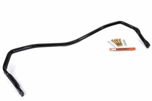 Sway Bar - Rear - 1 in Diameter - Chromoly - Black Powder Coat - GM G-Body 1978-88 - Kit