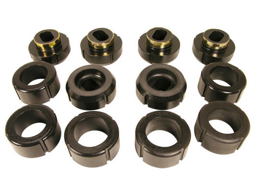 Body Mount Bushing - Polyurethane - Black - GM Fullsize Truck 1981-87 - Kit