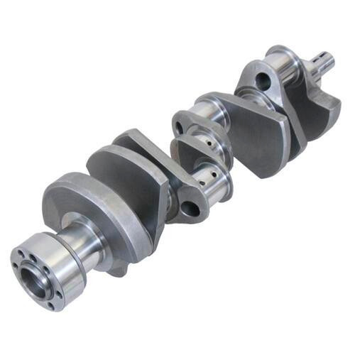 Crankshaft - 3.480 in Stroke - Internal Balance Front - External Balance Rear - Cast Iron - 1-Piece Seal - Small Block Chevy - Each