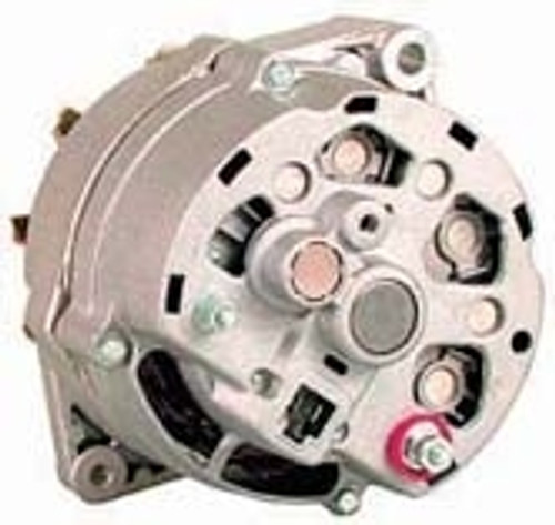 Alternator - GM Original Look - 10DN - 70 amps - 12V - External Regulator - Single V-Belt Pulley - Aluminum Case - Natural - Early Retro Style - GM - Each