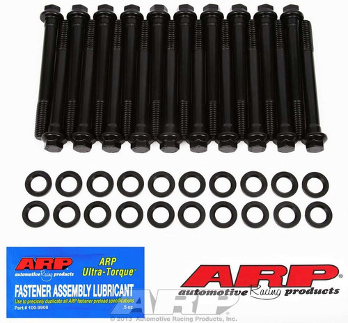 Cylinder Head Bolt Kit - High Performance Series - Hex Head - Chromoly - Black Oxide - Ford Cleveland / Modified - Kit