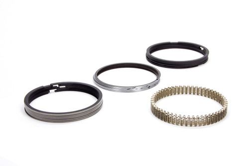 Piston Rings - Claimer Moly Series - 4.000 in Bore - Drop In - 1/16 x 1/16 x 1/8 in Thick - Standard Tension - Iron - Plasma Moly - 8-Cylinder - Kit Piston Rings - Claimer Moly Series - 4.000 in Bore - Drop In - 1/16 x 1/16 x 1/8 in Thick - Standard Tension - Iron - Plasma Moly - 8-Cylinder - Kit