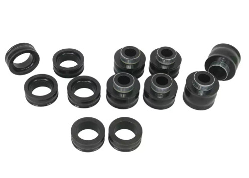 Body Mount Bushing - Polyurethane / Steel - Black / Zinc Plated - Standard Cab - GM Fullsize Truck 1988-98 - Kit
