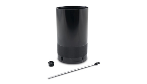 Recovery Tank - Gen3 - Catch Can Reservoir - 1.5 L - Drain Plug / Dipstick Included - Aluminum - Black Anodized - Each