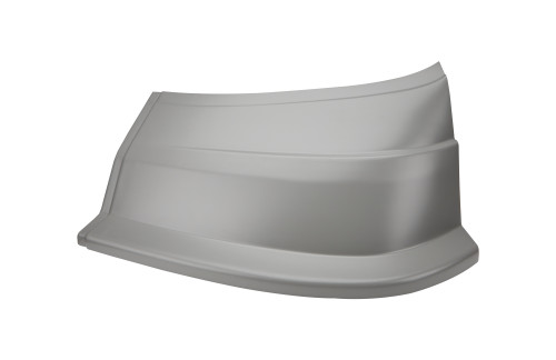 Nose - MD3 Evolution 2 - Driver Side - Plastic - Gray - Dirt Late Model - Each