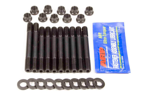 Main Stud Kit - 12 Point Nuts - 2-Bolt Mains - Chromoly - Black Oxide - Honda B-Series - Kit
