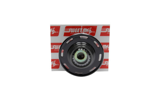 Steering Wheel Quick Release - Bolt-On - SFI 42.1 - Aluminum - Black Anodized - 3-Bolt Sweet Adjustable Steering Columns - Kit