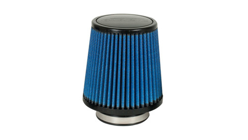 Air Filter Element - MaxFlow 5 - Clamp-On - Conical - 6 in Base - 4.75 in Top Diameter - 6 in Tall - 3.5 in Flange - Cotton - Blue - Universal - Each