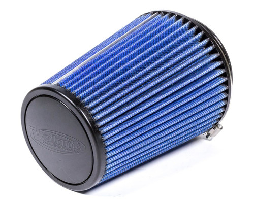 Air Filter Element - MaxFlow 5 - Clamp-On - Conical - 6.5 in Base - 4.75 in Top Diameter - 8 in Tall - 5 in Flange - Reusable Cotton - Blue - Universal - Each