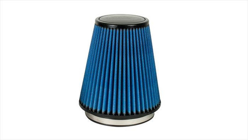 Air Filter Element - MaxFlow 5 - Clamp-On - Conical - Oiled - 7.5 in Base - 4.75 in Top Diameter - 8 in Tall - 6 in Flange - Reusable Cotton - Blue - Universal - Each