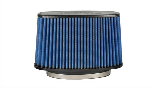 Air Filter Element - MaxFlow 5 - Clamp-On - Conical - 2.25 in x 8.5 in Top - 3.75 x 10 in Bottom - 2.25 x 7 in Flange - 6 in Tall - Reusable Cotton - Blue - Universal - Each